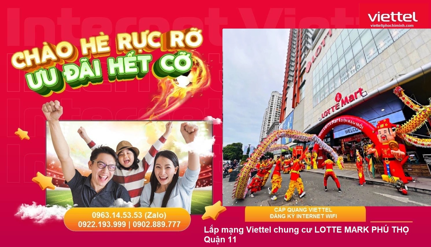 Lắp mạng Viettel chung cư LOTTE MARK PHÚ THỌ Quận 11>
