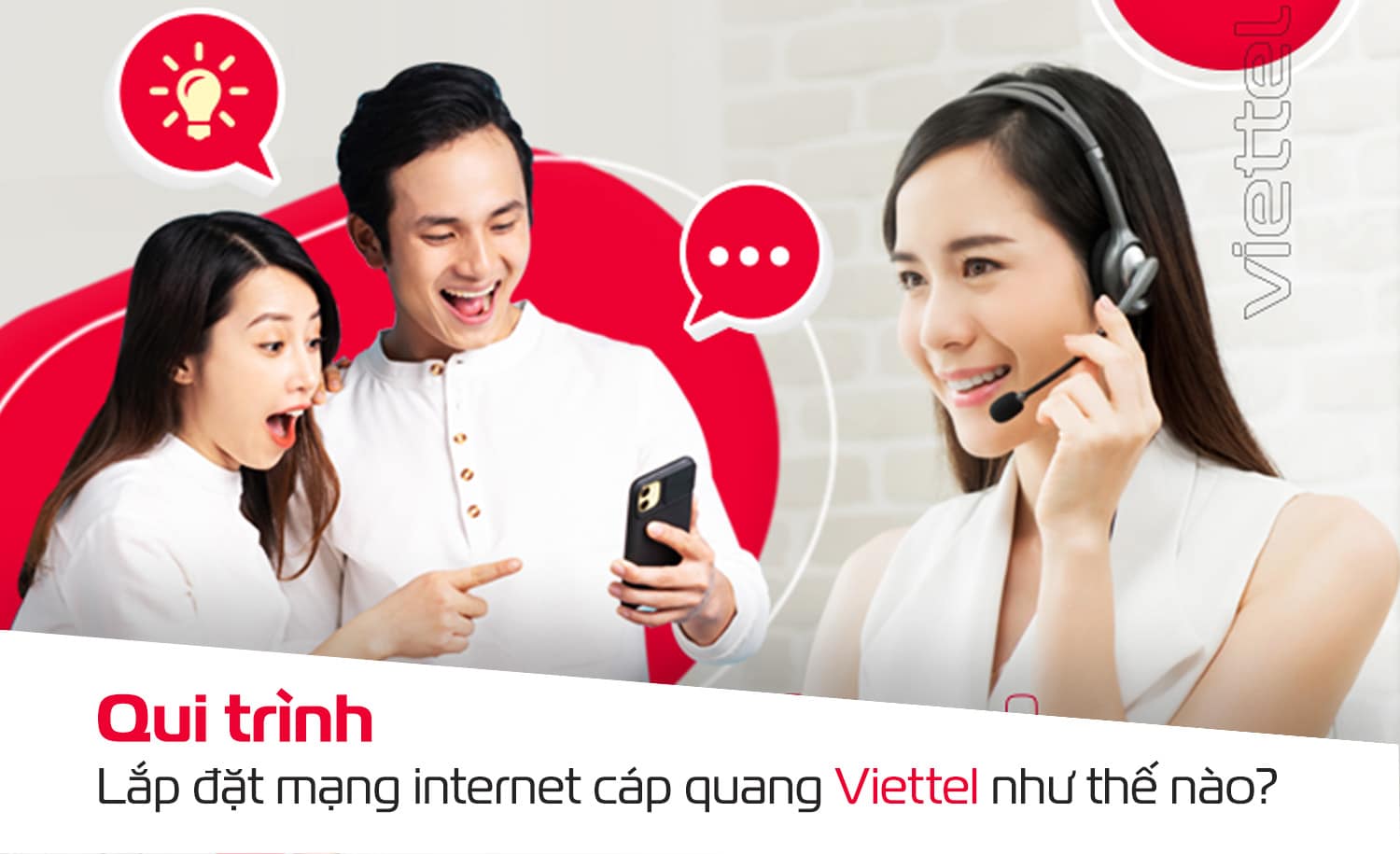 Quy trình khi lắp đặt mạng Viettel ở phường Cầu Ông Lãnh