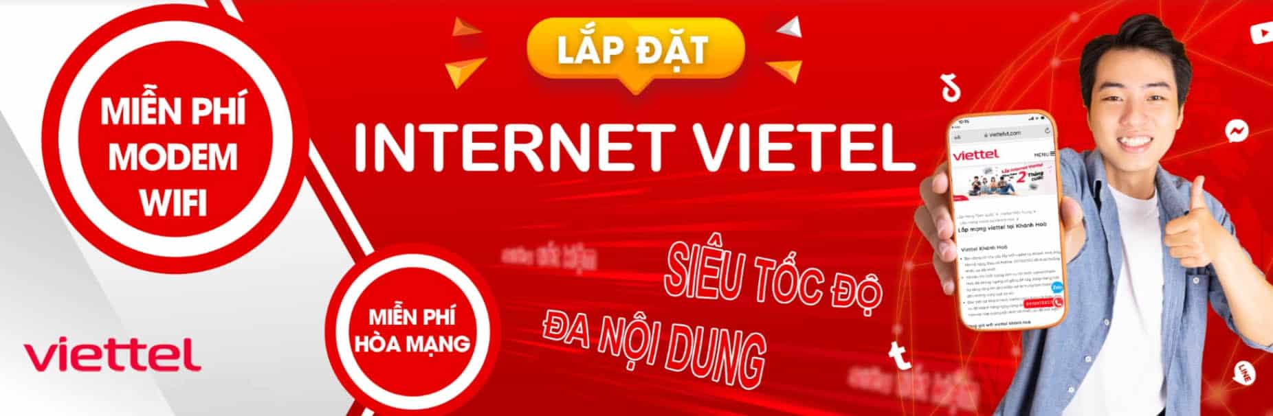 Viettel cung cấp đa dạng gói cước mạng cho cá nhân, hộ gia đình và cả doanh nghiệp