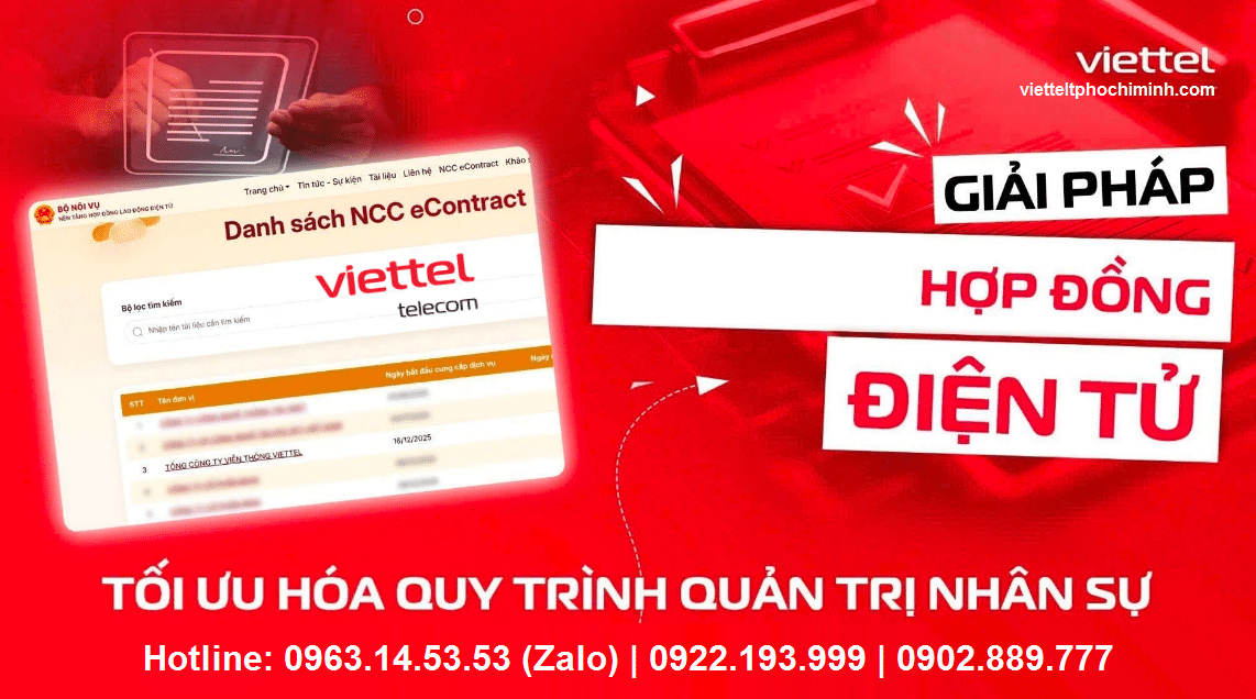 Hợp đồng điện tử Viettel